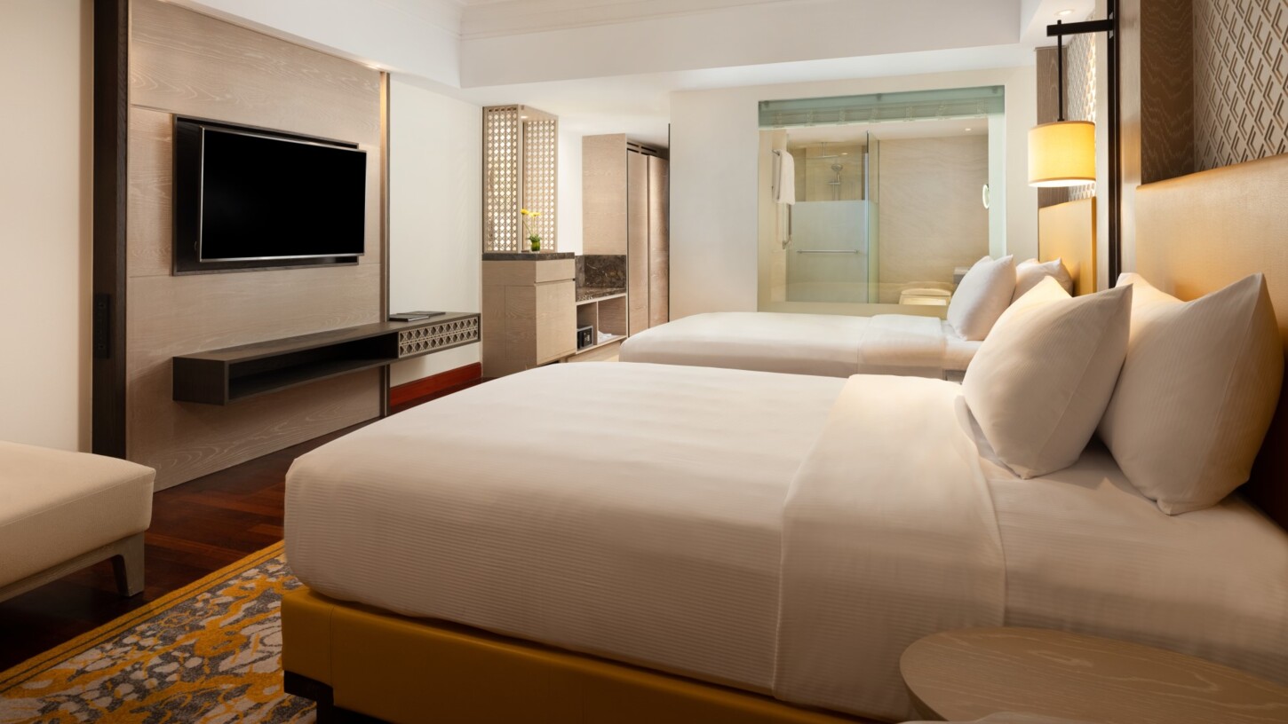 Doppelzimmer mit Poolblick
