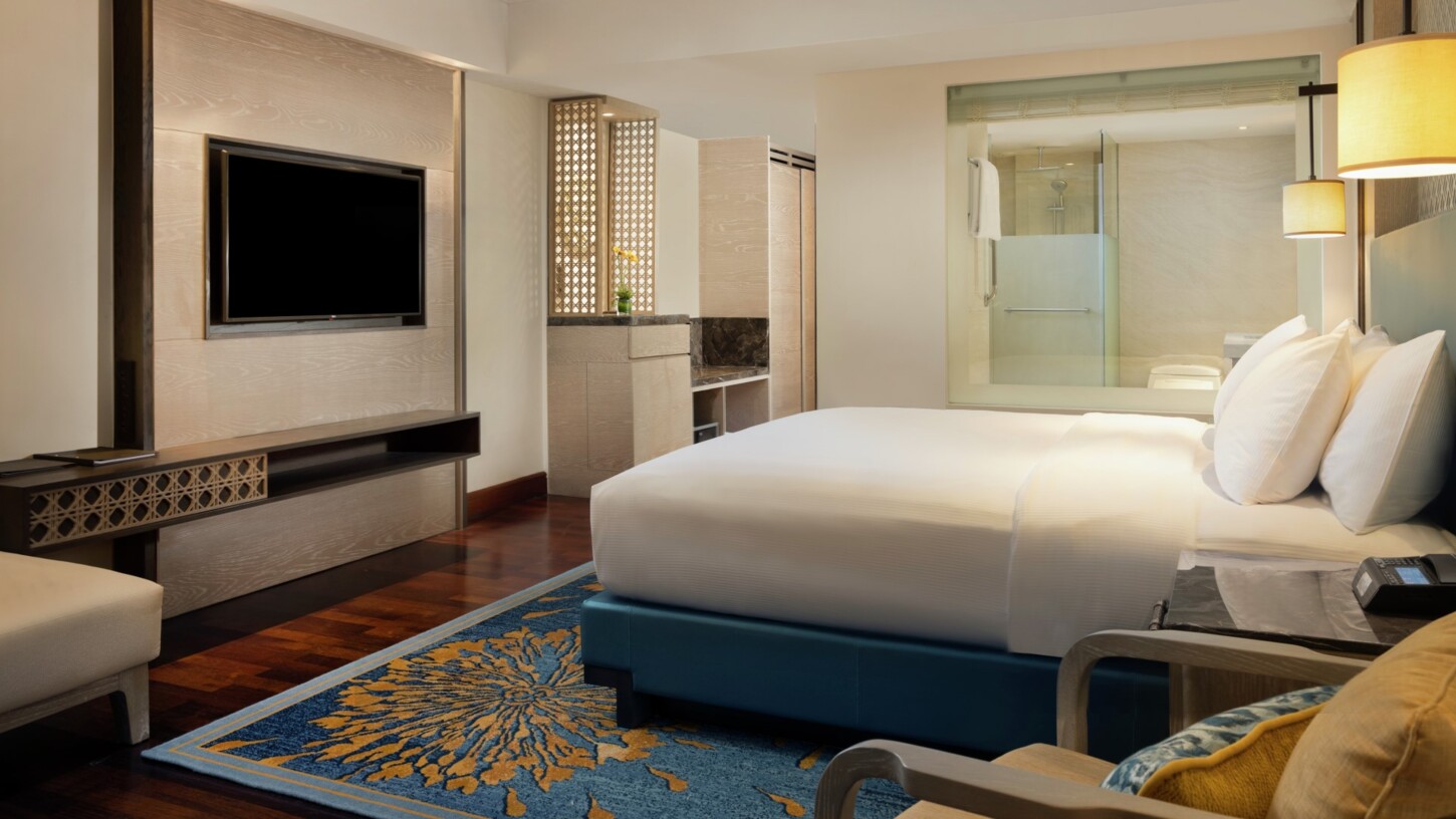 Doppelzimmer mit Poolblick