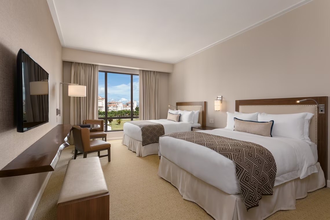 Deluxe Zimmer mit Stadtblick, 2 Queensize-Betten