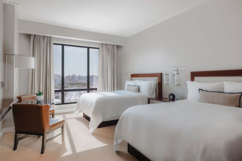 Deluxe Zimmer mit Stadtblick, 2 Queensize-Betten