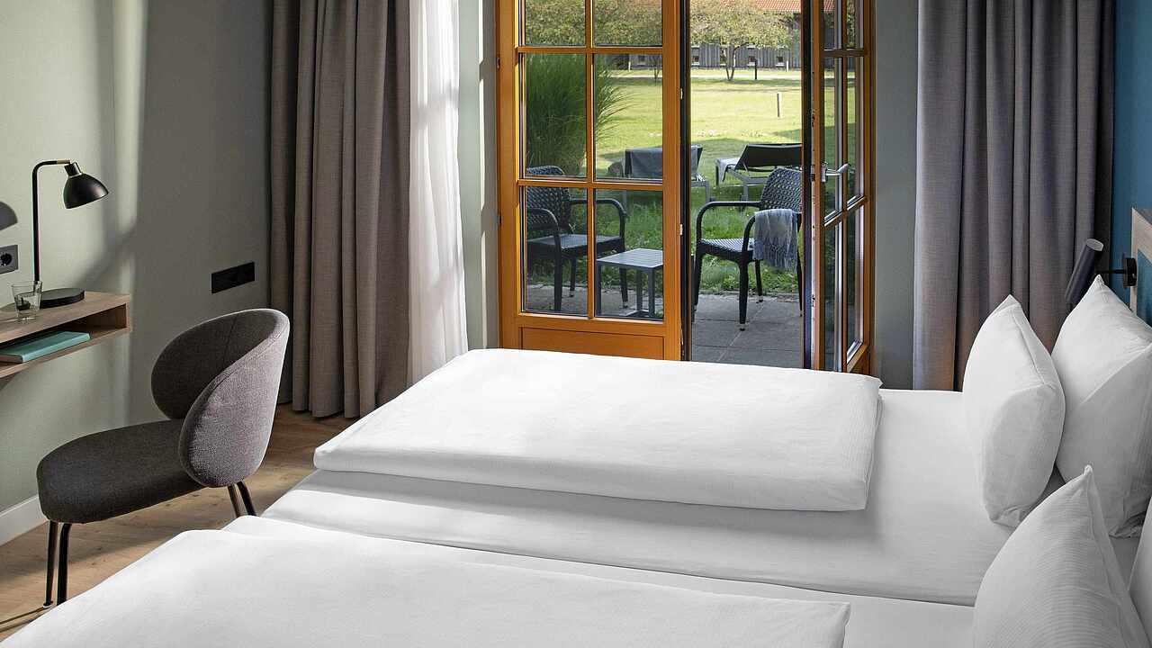 Standard Doppelzimmer mit Terrasse (DZX3)