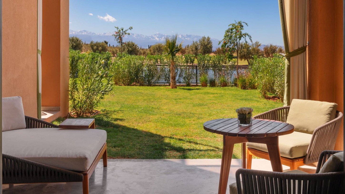 Park Suite mit Blick auf das Atlasgebirge
