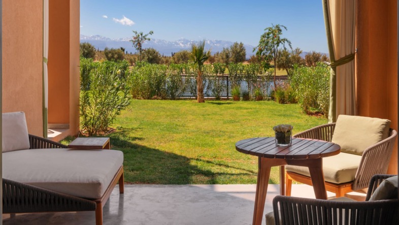 Park Suite mit Blick auf das Atlasgebirge