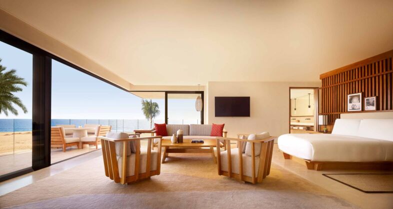 Sake Suite mit Meerblick