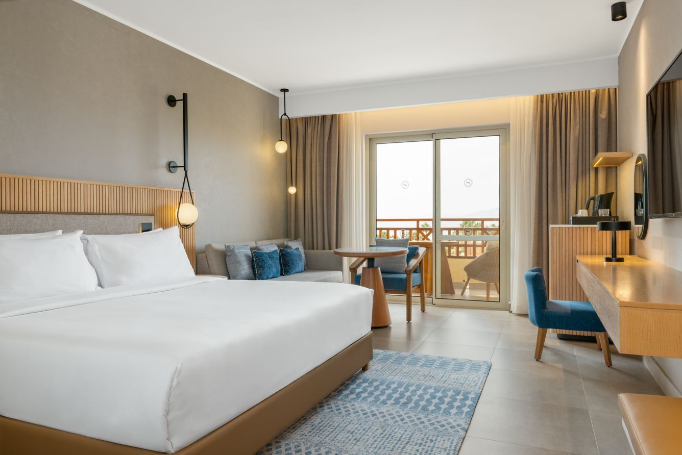 Doppelzimmer mit teilweise Meerblick