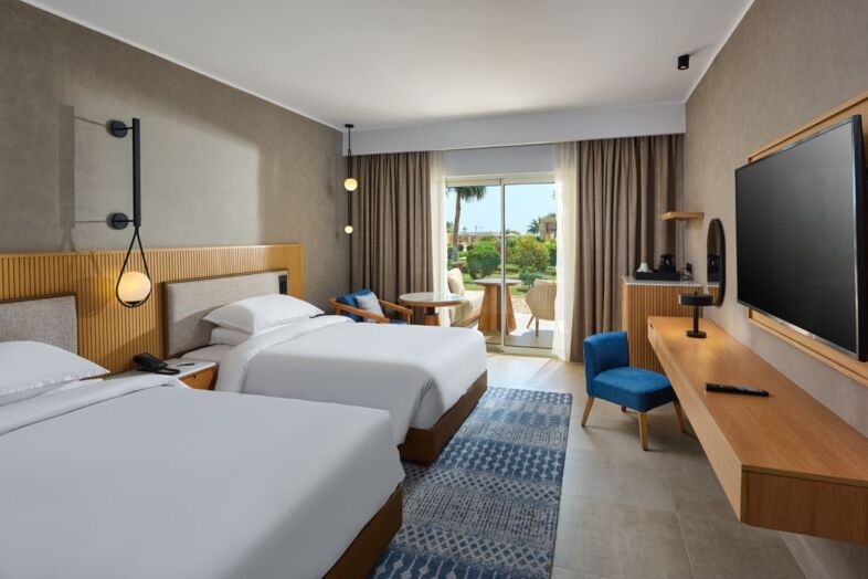 Doppelzimmer mit 2 Einzelbetten