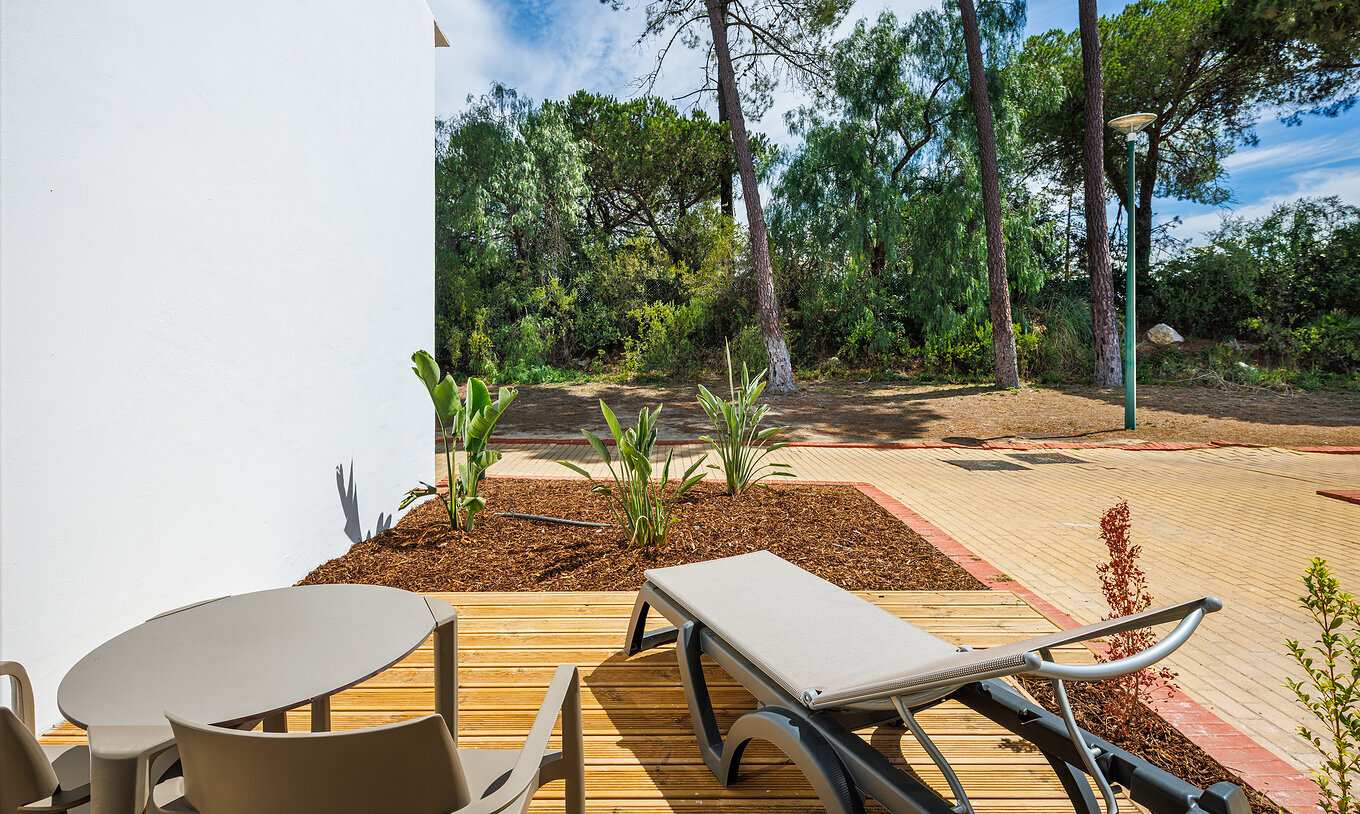 Doppelzimmer Klassik mit Gartenblick