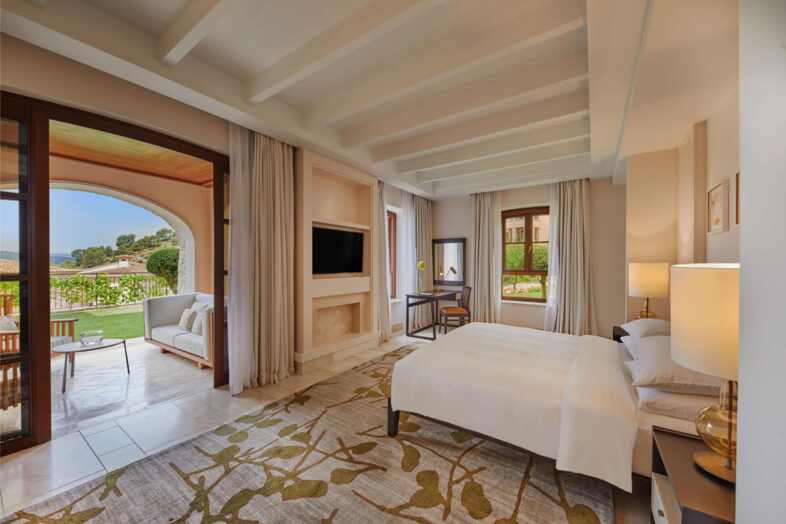 Junior Suite Garten mit King-Bett