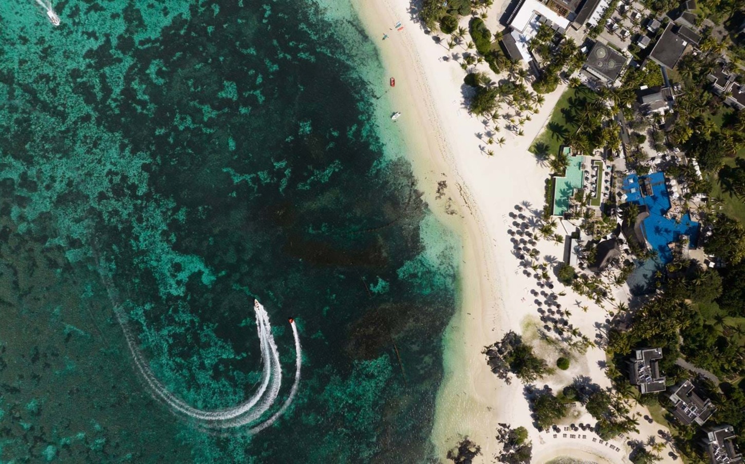 Luftaufnahme Strand