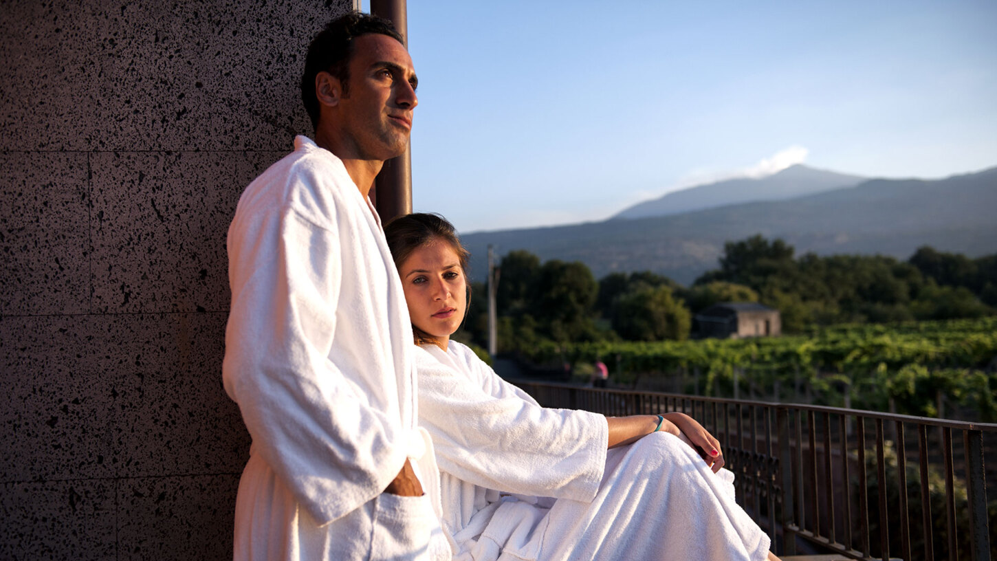 Doppelzimmer mit Ätnablick