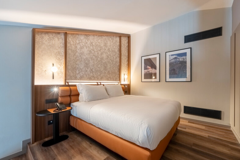 Duplex-Zimmer mit Kingsize-Bett
