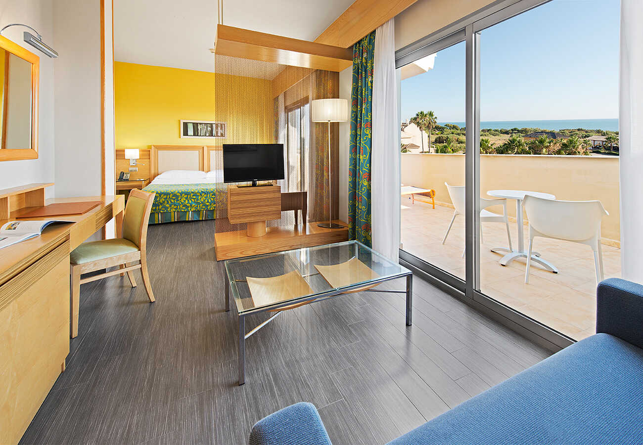 Junior Suite mit Blick auf den Golfplatz