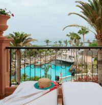 Doppelzimmer Casas Ducales mit Gartenblick