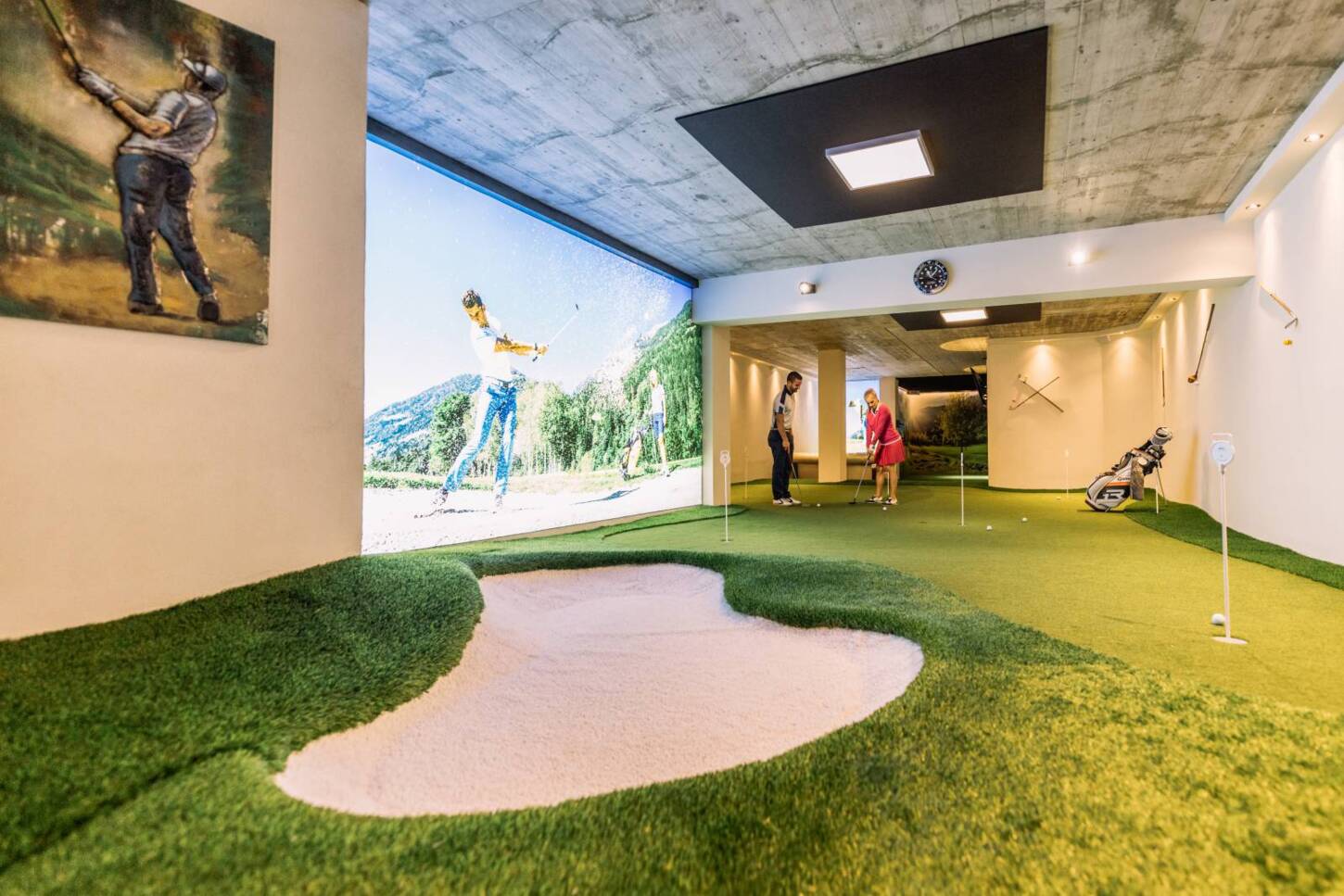 Indoor Golfanlage