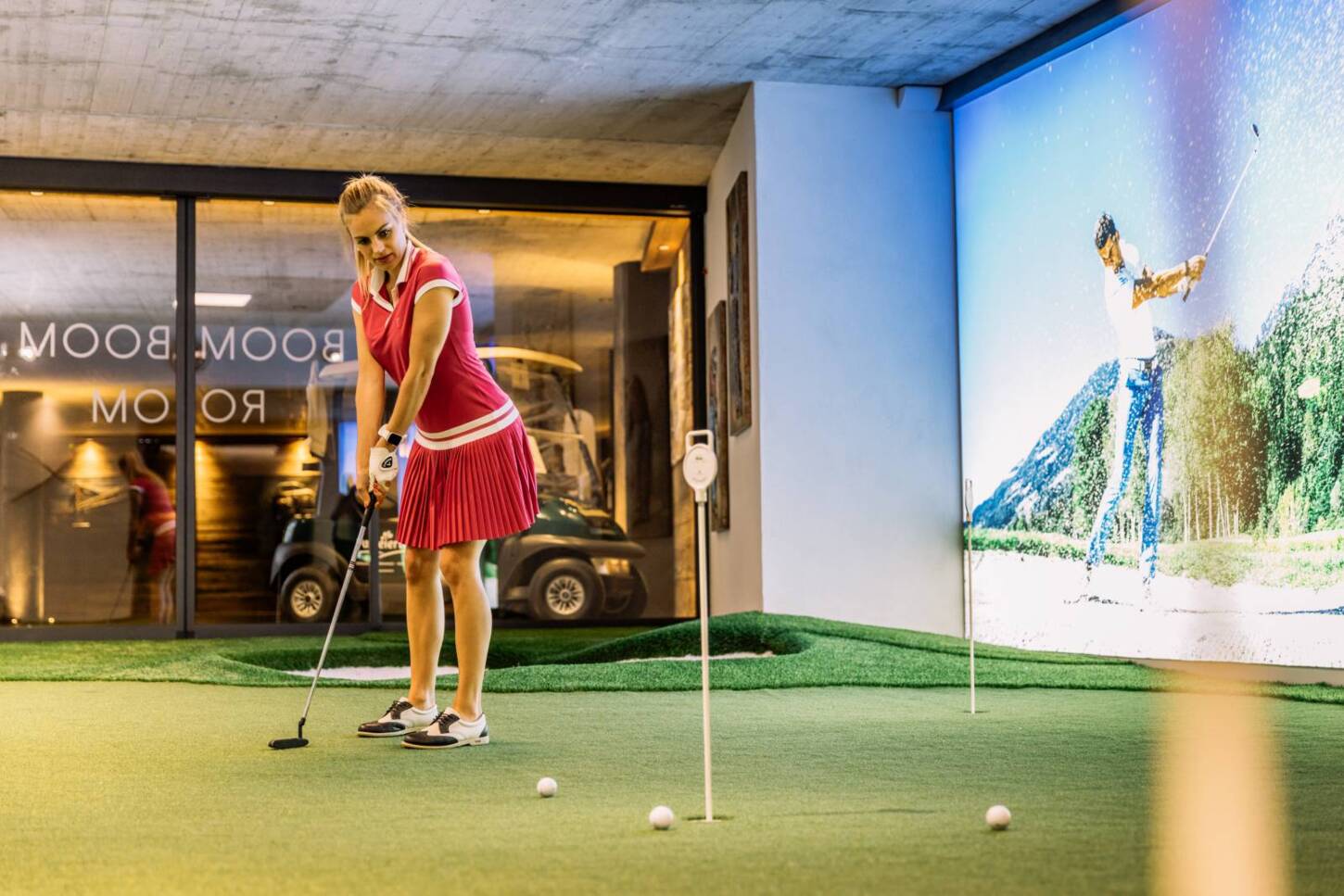 Indoor Golfanlage