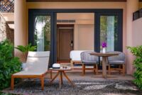 Deluxe-Zimmer mit Gartenblick