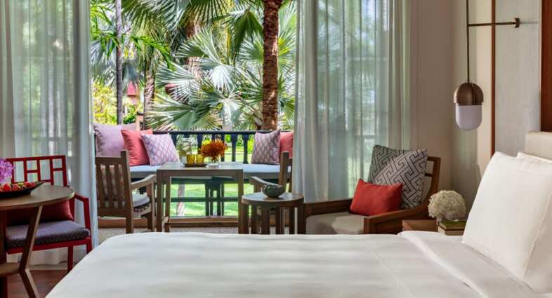 Deluxe Zimmer mit Gartenblick