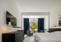 Doppelzimmer mit Terrasse und Landblick