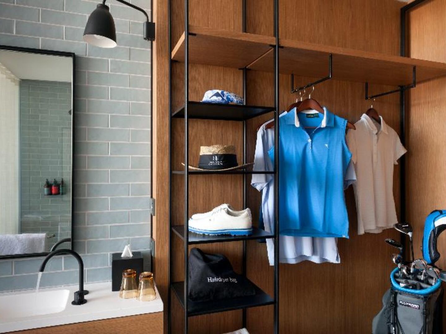 Doppelzimmer mit Blick auf den Golfplatz