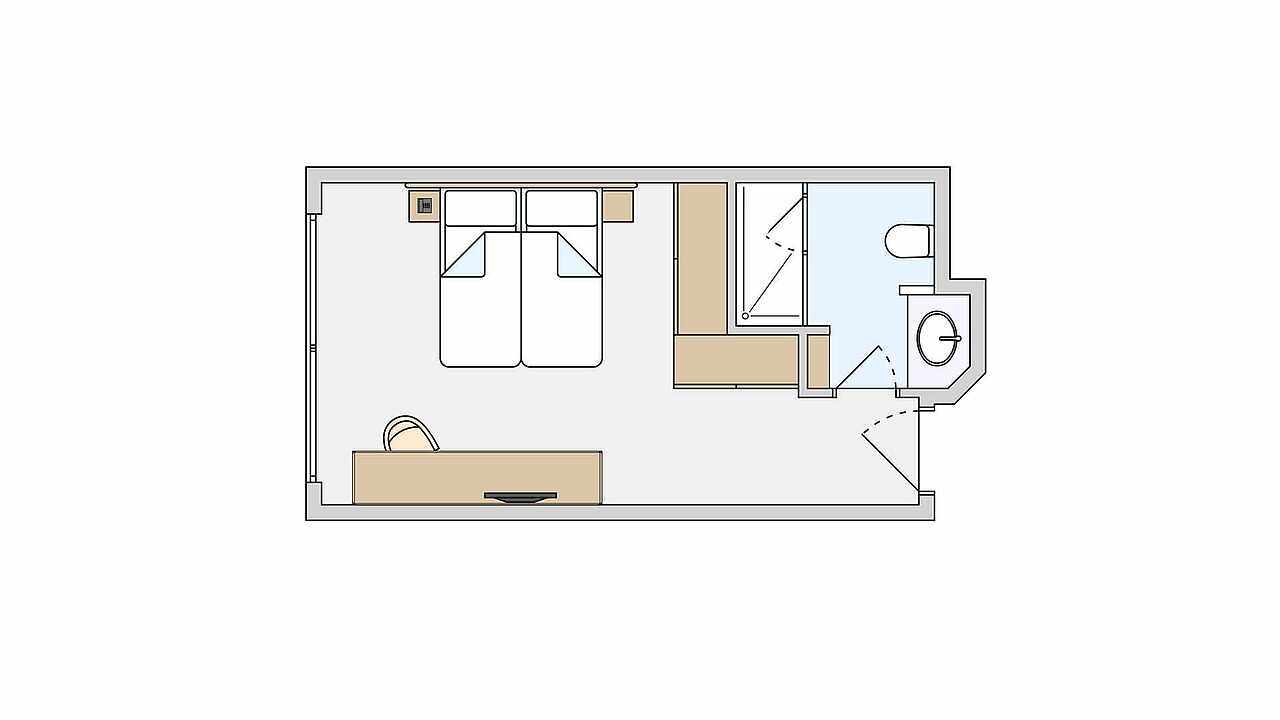 Standard Doppelzimmer