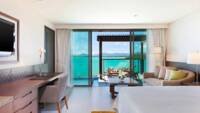 Zimmer mit 1 Kingsize-Bett, Meerblick, Poolzugang