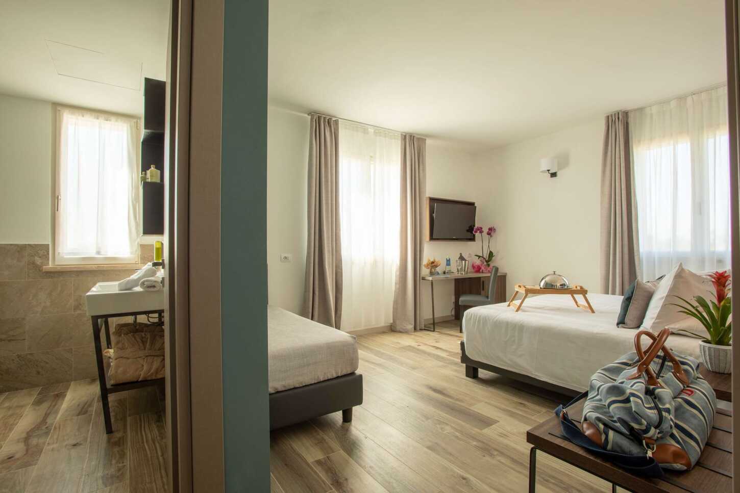 Dreibettzimmer im Nebengebäude
