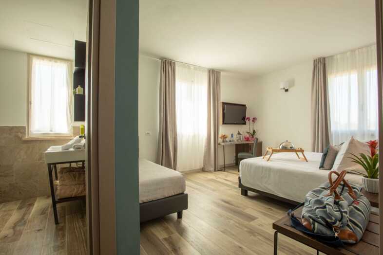 Dreibettzimmer im Nebengebäude