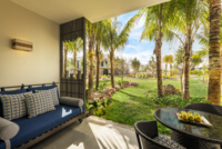 Deluxe Zimmer mit Gartenblick und direktem Zugang