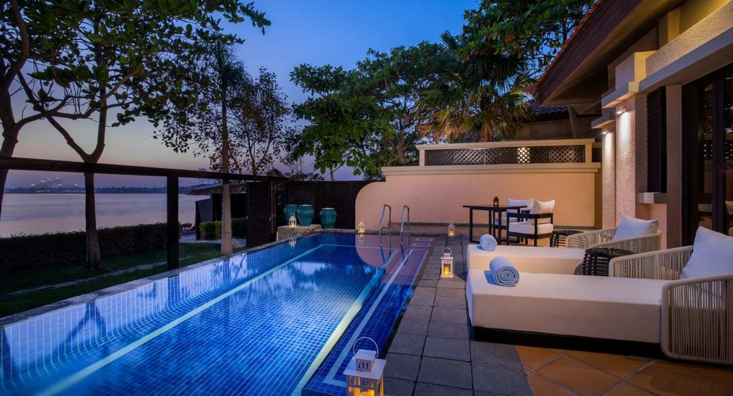 Poolvilla am Strand mit einem Schlafzimmer