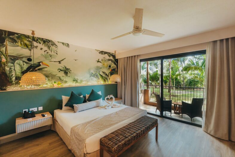 Deluxe-Zimmer mit Gartenblick