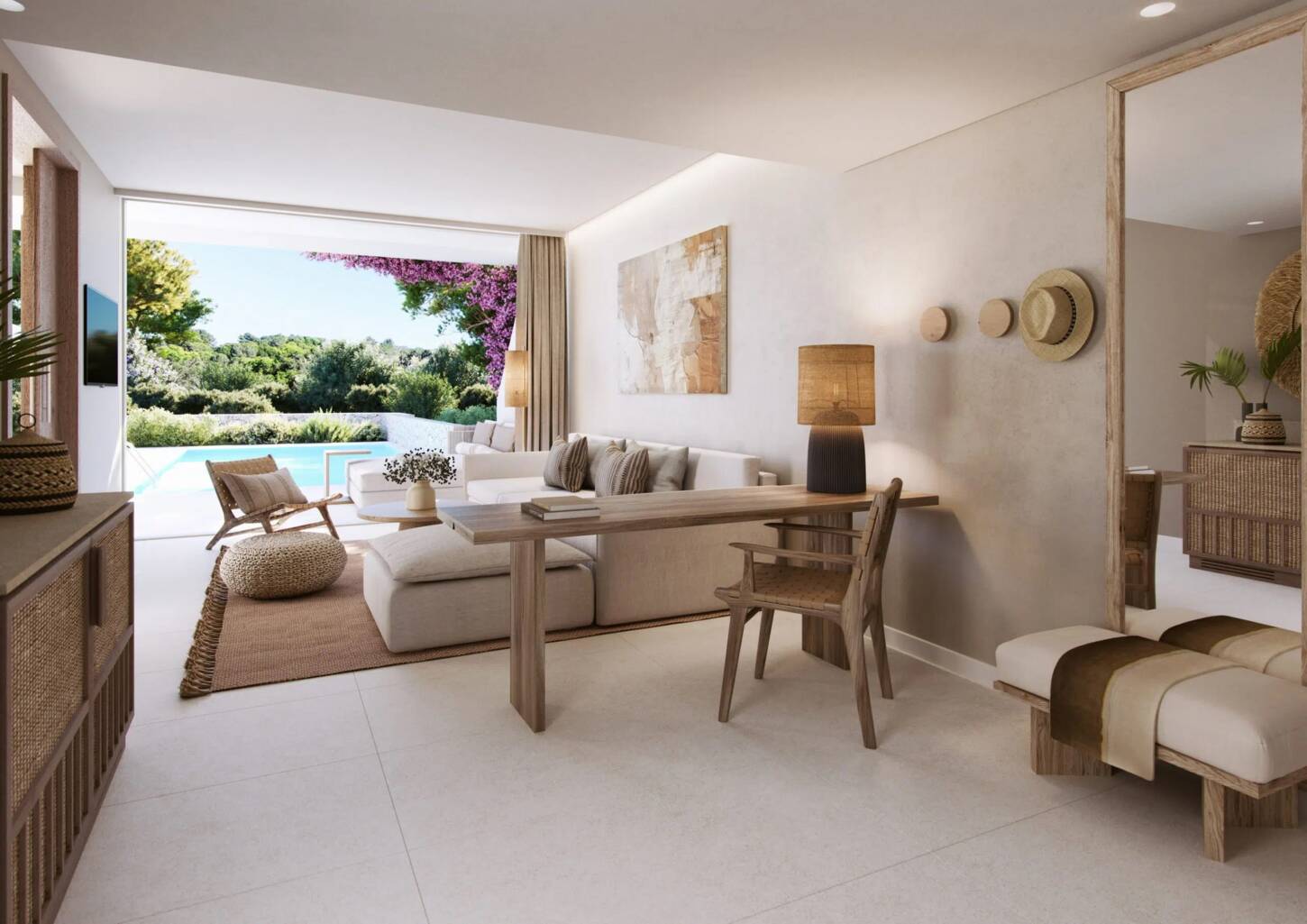 Deluxe Ein-Schlafzimmer Suite mit Privatpool