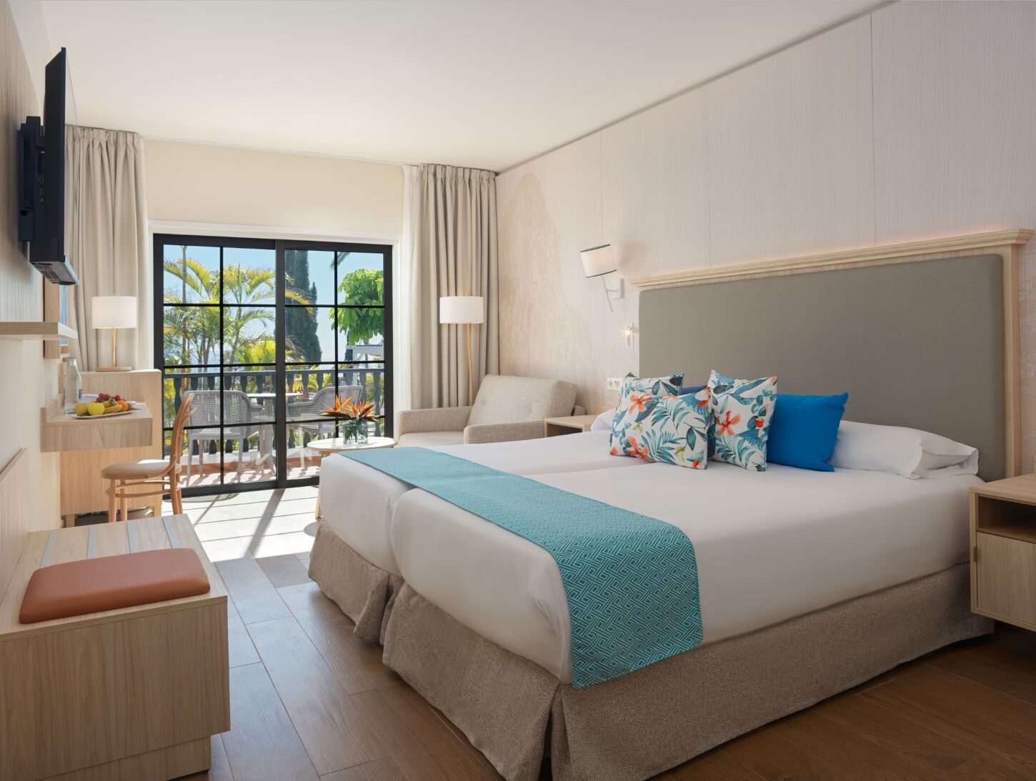 Oasis Doppelzimmer Gartenblick